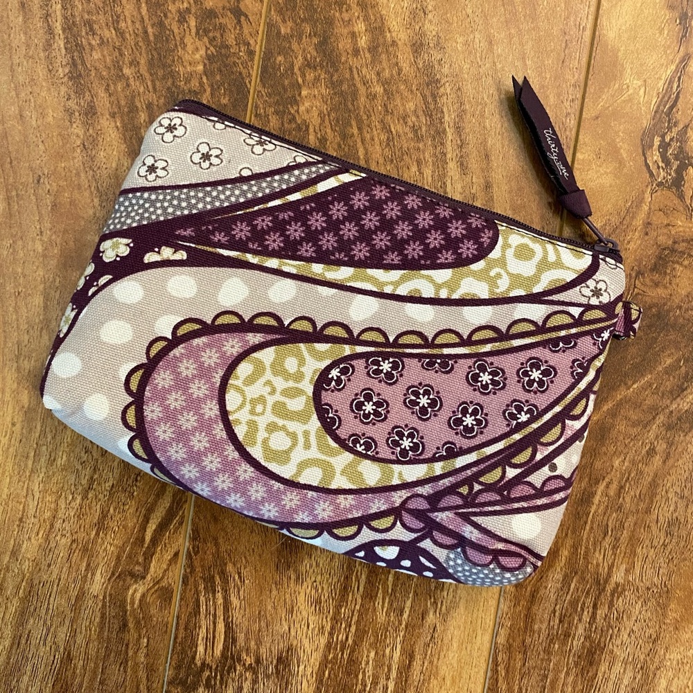 Thirty-One Paisley Zipper Pouch